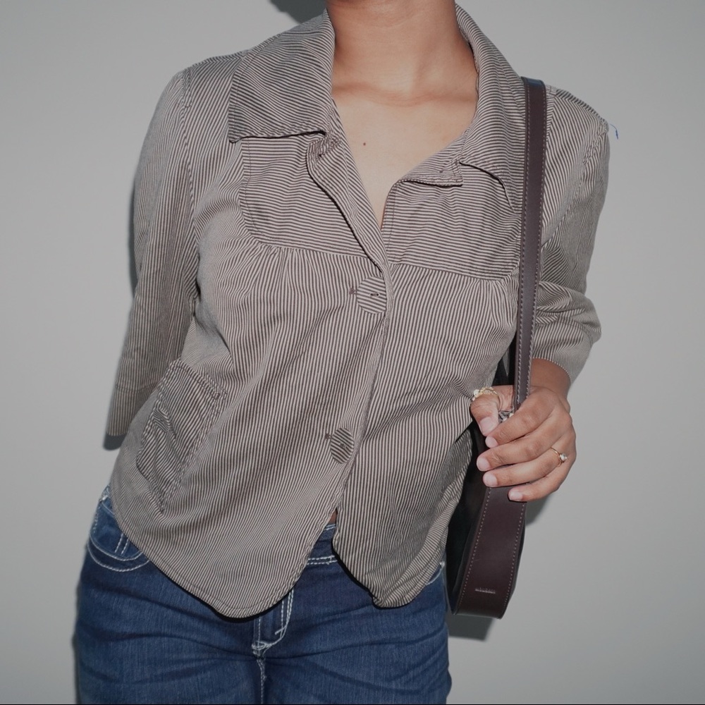 Chaus striped blazer
